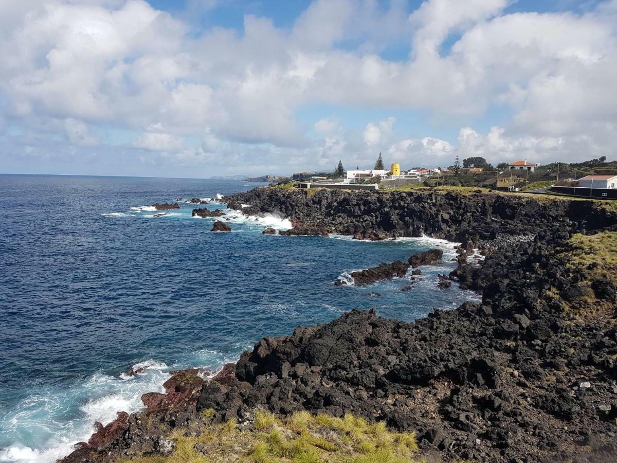 Seaside Azores Villa With Natural Pool, Terrace & Barbecue Capelas Luaran gambar